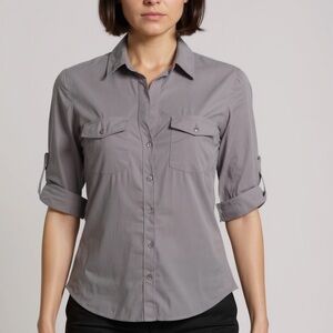 James Pierce button down standard cotton top